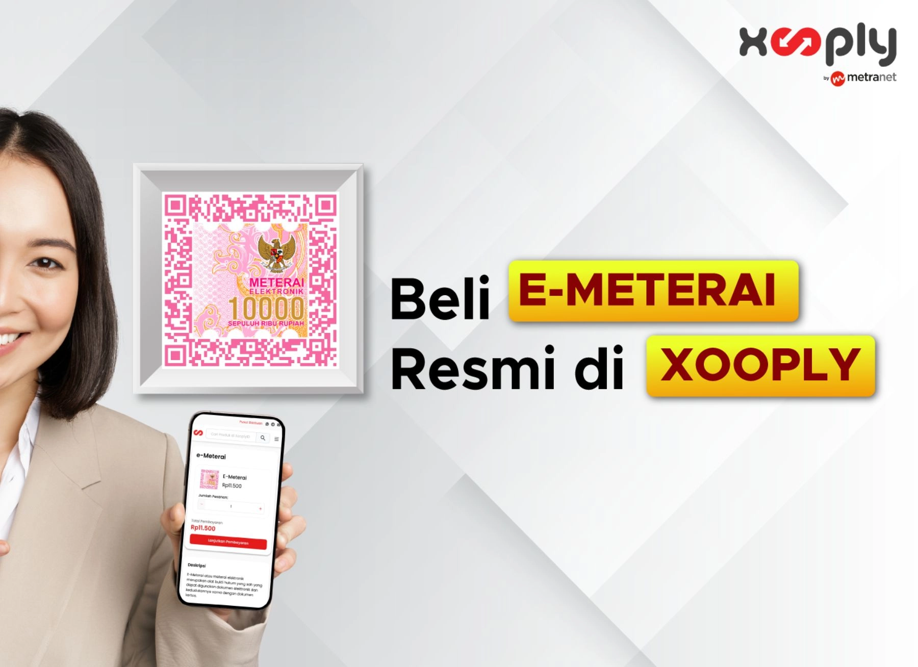 Xooply by Metranet Hadirkan Kemudahan Layanan eMeterai